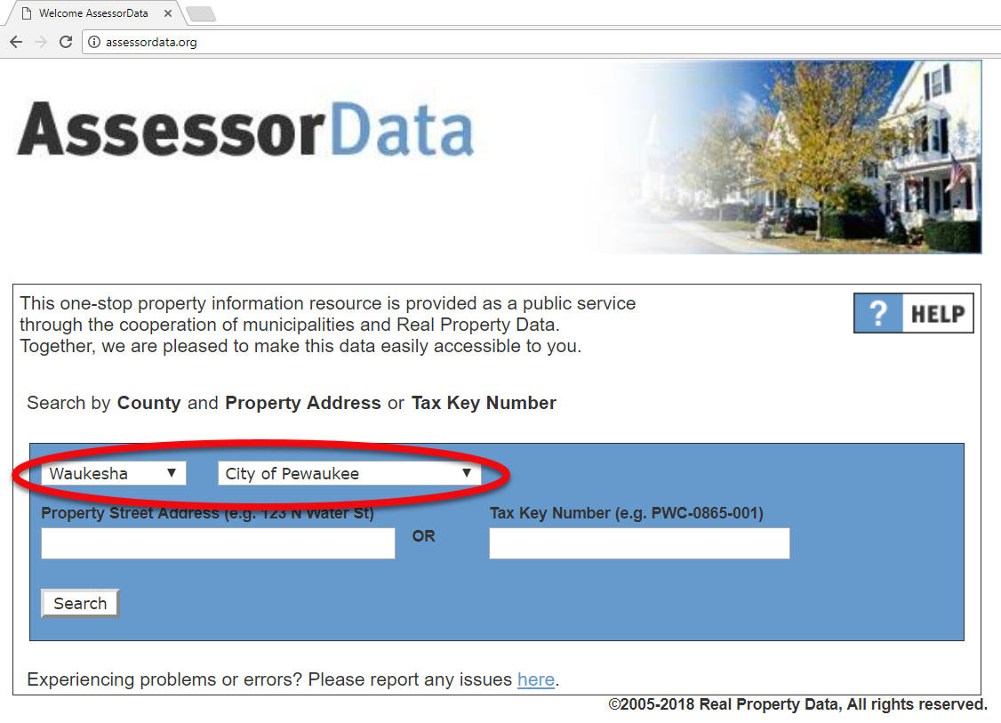 Assessor Data Screen 1