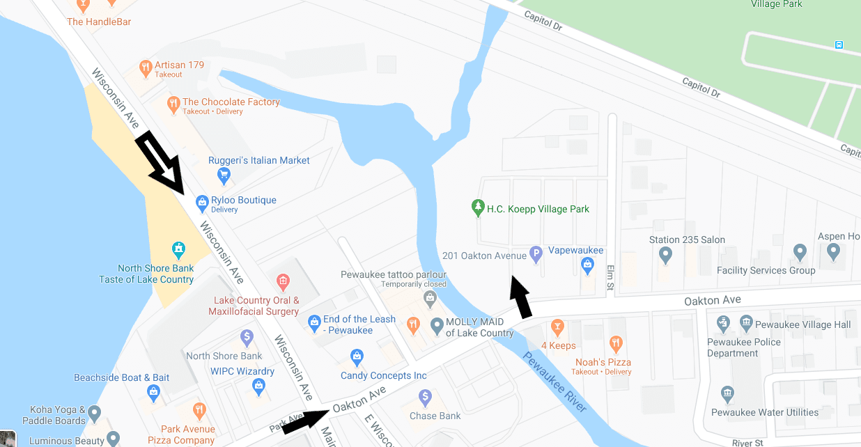 Koepp Park Parking for Beach