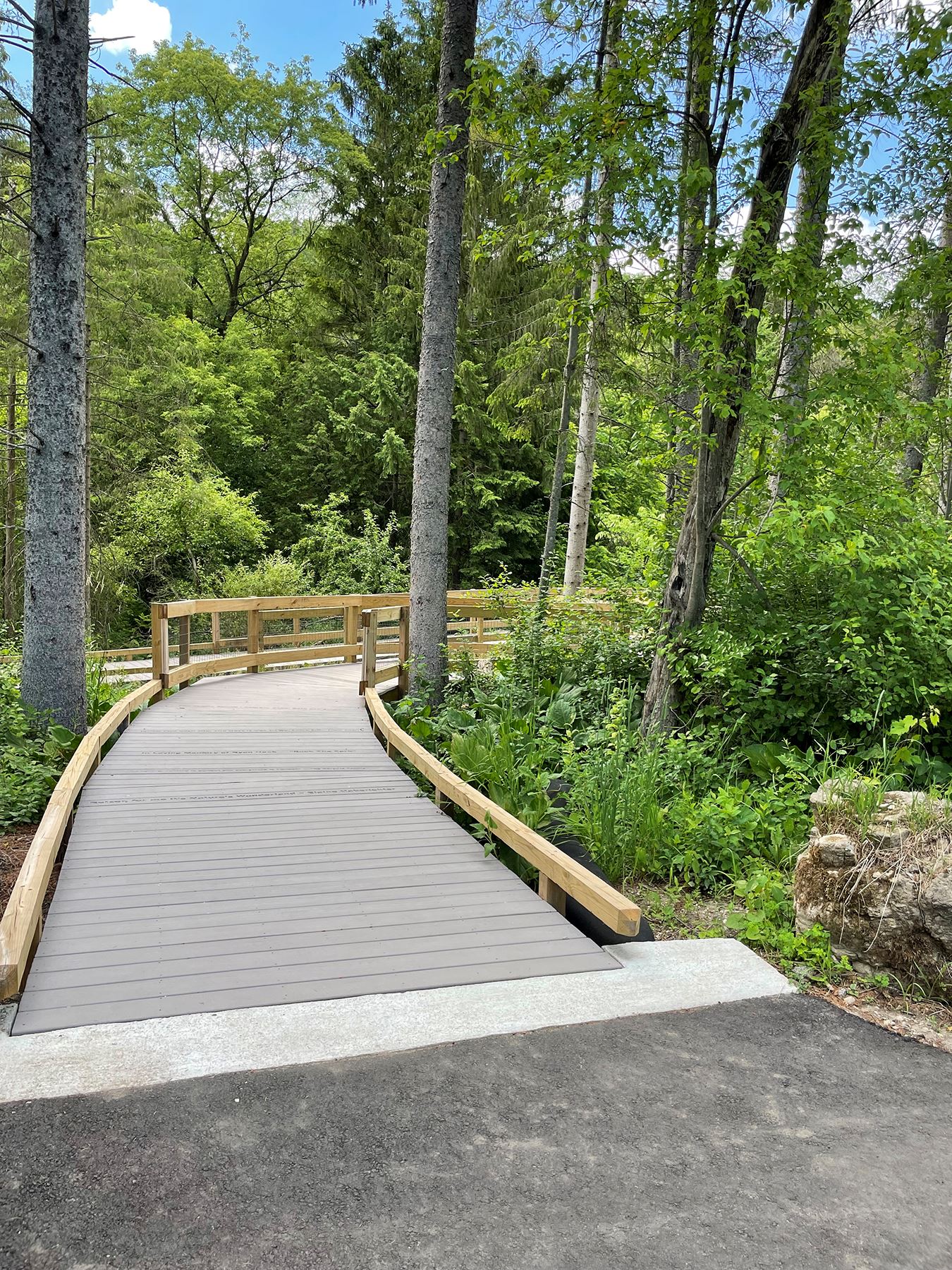 New paved ADA trail connection to new ADA boardwalk 01