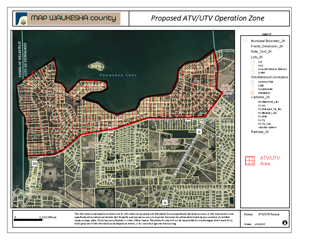 Area Map for Webpage